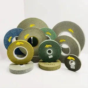 Abrasive Grinding Wheel Stainless Steel Non Woven Nylon Polishing Wheel EXL Deburring Convolute Wheel