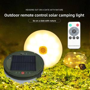 ไฟแคมป์ปิ้งพลังงานแสงอาทิตย์แบบยาวพิเศษ 10 ม./12 ม./22 ม. 150 หลอด LED ชาร์จผ่าน Type-C ควบคุมผ่านแอป กันน้ำระดับ IP65 - Product Image 3