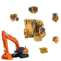 Moteur diesel NEUF 3064 3066 C4.2 C4.4 C6.4 C6.6 C7.1 C-9 C9 C9.3 C13 C15 C18 Ensemble moteur complet pour excavatrice