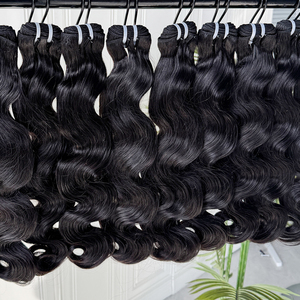 <b>Body</b> <b>Wave</b> Human Hair Bundles Raw Virgin Hair Natural Look Full Density Wholesale Supply Hair Extensions - Product Image 2
