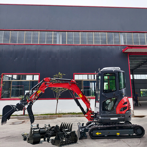 2.5 Ton All-Terrain <b>Mini</b> Excavator With Large Capacity Bucket Cabin and Bagger Engine Free Packaging Yanmar Engine Excavator - Product Image 3