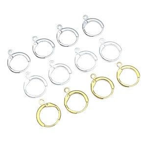Round French Hook Ear <b>Wires</b> Zinc Alloy Plated <b>Silver</b> Gold For Earring Making DIY Jewelry Accessories - Product Image 5