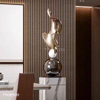 Vincentaa Personnalisé Haute Qualité Art Moderne Sculpture En Fibre De Verre En Gros Hôtel Décoration Sculpture