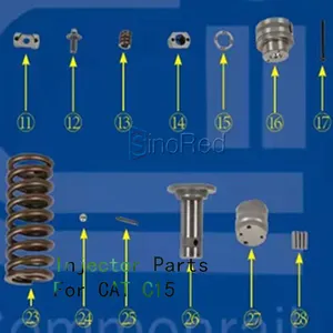 Pièces d'injecteur de carburant pour la série Caterpillar CAT Engine C15