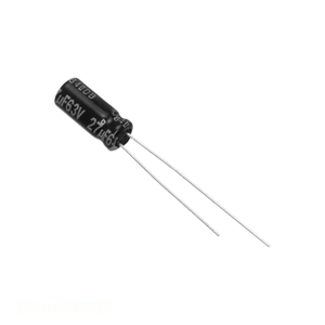 ตัวเก็บประจุแบบ Through Hole ยี่ห้อ Manufacturer Channel รุ่น 120 uF CAP ALUM 120UF 20% 16V RADIAL TH EEU-FS1C121 - Product Image 1