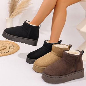 Otoño cabeza redonda Peep Toe jardín zapatos mujeres hombres moda rojo <span class=keywords><strong>Astro</strong></span> botas color caramelo TPE entresuela cuero sintético superior - Product Image 1