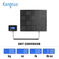 Báscula Digital de Plataforma de Alta Resistencia con Pantalla LCD, Capacidad de 300 kg, Báscula Postal Digital