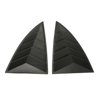Véritable fibre de carbone mat arrière fenêtre latérale persiennes Spoiler fenêtre ombre évent Scoop couverture pour Tesla modèle Y