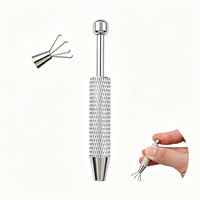 Pince à quatre griffes Dr. Giant en acier inoxydable, perceuse nue antidérapante, outil de bijouterie de qualité industrielle ODM WJGJ-0131
