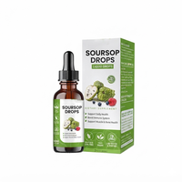 Poudre de Corossol Amère de Qualité Alimentaire Très Demandée, Extrait Pur de Feuilles et de Fruits de Corossol, Gouttes Multivitaminées