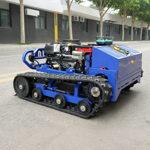 Livraison Gratuite CE EPA Tondeuse à Gazon Télécommandée Mini Robot Tondeuse à Gazon Tout-Terrain sur Chenilles Zéro-Turn pour Jardin et Verger - Product Image 3