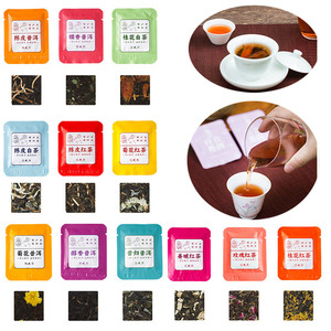 โรงงานผลิตโดยตรง ชาเค้กมินิ 6 กรัม 12 รสชาติ ชาดอกไม้ยูนนานอัดเม็ด ชาผู่เอ๋อร์ดิบ MOQ ต่ำ และรับผลิตแบบ OEM - Product Image 1