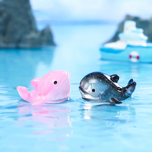 Miniaturas de Animales Marinos de Resina, Figuras de Tiburón Ballena para Casa de Muñecas, Jardín de Hadas, Acuario, Decoración de Fiestas - Product Image 4