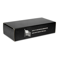Topbrass Fournisseur Stock Carton Boîte de munitions Finition mate UV 45 ACP 40 S & W 10MM 50 Capacité ronde pour l'artisanat et l'utilisation industrielle