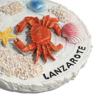 Aimant de réfrigérateur en résine 3D avec Landmark-Aimant de souvenir touristique personnalisable pour la décoration