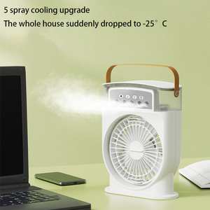 Ventilateur humidificateur d'<span class=keywords><strong>air</strong></span> portable rechargeable de type C, refroidisseur d'eau, ventilateur à brume - Product Image 3
