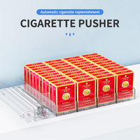 Étagère de présentation et de rangement pour épicerie, épices, produits, cigarettes et tabac, avec poussoir à ressort, installation facile