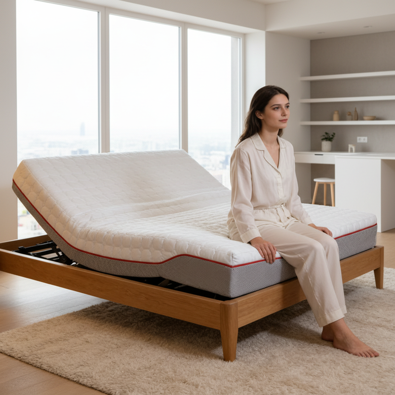 Adjustable Electric Mattress with Massage One
