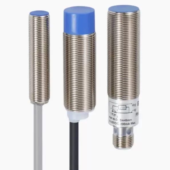 HEINXS KT18-15DPB-C3 Unshielded Capacitive Proximity Sensor KT18 Series PNPNC 15mm Sensing Distance 10-30VDC 100Hz Copper Plated