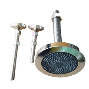 <span class=keywords><strong>Piedini</strong></span> di Livellamento Regolabili Personalizzati in Acciaio Inox 304 Cromato/Nichelato con Bullone Girevole M10 M12 e Cuscinetto in Gomma Antiscivolo <span class=keywords><strong>per</strong></span> Sala da Pranzo e <span class=keywords><strong>Cucina</strong></span> - Product Image 2