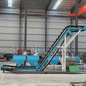 Steile Hellende Transportband Met Trechter Voor Eieraardappelgraanvlees Bakkerij Plantaardige Snoepvisverwerking - Product Image 4