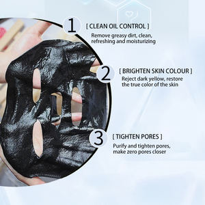 Y117 Neues Produkt Fruchtschalen-Aktivkohle Schwarzes Farbabsorbierendes Adsorptionsgewebe Gesichtsmasken-Substratmaterial Blatt - Product Image 2