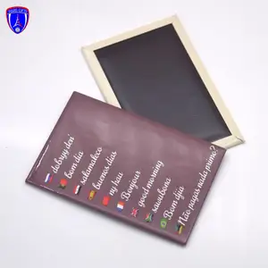 Custom flag print fridge magnet for different countries Tin Metal Magnetic Card Tourist Souvenir Fridge Magnet Ultra Thin Fridge