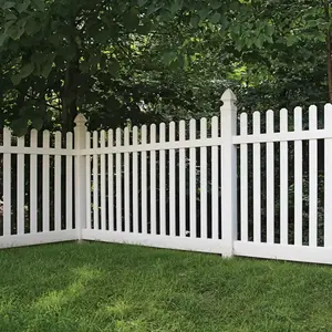 Bahçe için kullanılan PVC çit korkuluk vinil kazık çit çit korkuluk montajı kolay