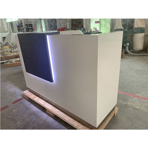 2024 नया डिज़ाइन सीधे आकार का रिसेप्शन हॉल कृत्रिम पत्थर रिसेप्शन डेस्क काउंटर - Product Image 5