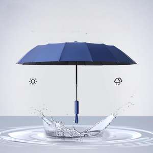 Vente directe d'usine <span class=keywords><strong>Parasol</strong></span> pliant 16 côtes Entièrement automatique <span class=keywords><strong>Grand</strong></span> <span class=keywords><strong>parasol</strong></span> protégé contre les UV Personnalisable Business Rain Gifts - Product Image 3
