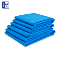 Ensemble de linge de lit jetable en PP non tissé, housse de couette, taie d'oreiller, drap de lit, imperméable, pour hôtel, hôpital, spa