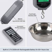 Balance de grue numérique LCD rechargeable 15 kg avec calcul du prix, affichage du prix unitaire et du coût total, idéale pour la pesée de viande en boucherie (OEM)