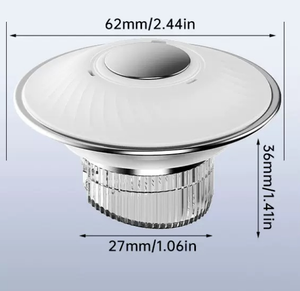 Desagüe de fregadero de acero inoxidable moderno, lavabo de desbordamiento de lavabo comunal, artículos sanitarios de baño, desagüe de aguas residuales para <span class=keywords><strong>baños</strong></span> - Product Image 4