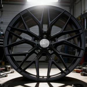 Jantes en alliage noir multi-rayons de 17/18/19/20 pouces 5x114.3 5X112 5X108 adaptées aux <span class=keywords><strong>voitures</strong></span> <span class=keywords><strong>japonaises</strong></span>, coréennes et allemandes - Product Image 4