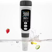 Vente flash - Testeur de pH intelligent HEDAO PH828+ avec capteur, écran LCD grand format, charge USB, personnalisable OEM, précision 0,05 pH