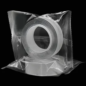 Cinta transparente de doble cara Nano cinta impermeable reutilizable resistente al calor baño hogar cinta de rodamiento de carga