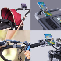 Accessoires de voiture Meilleures ventes Clip de téléphone flexible en silicone Pince de téléphone pour poussette Support de téléphone