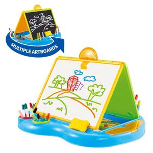 ชุดกระดานวาดรูปและกระดานเขียนเพื่อการศึกษาสำหรับเด็กแบบ<span class=keywords><strong>2</strong></span>อิน1ทำจากพลาสติก ABS - Product Image 2