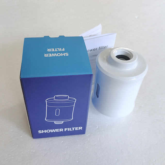 KDF-55 Skin Care Chlorine-Removal Fragrance Filter for Women Bathroom Kitchen Faucet Tap Shower Head Easy to Carry Customs Logo