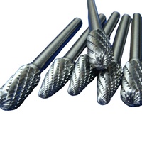 Jeu de fraises en carbure de 6.35mm/6mm/1/4 "à tige solide pour la coupe de jardin Personnalisation OEM prise en charge