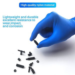 M4 Black Nylon Standoff <b>Spacer</b> Set With Screws Hex Nuts 350Pcs For PCB Mounting - Product Image 2