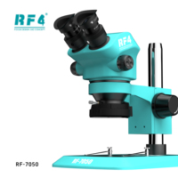RF4 RF7050 Mikroskop Stereoskopik 7-50X Terlaris untuk Perbaikan Ponsel dan Layanan Pengelasan Tersedia