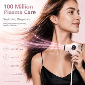 <span class=keywords><strong>Asciugacapelli</strong></span> da Viaggio con Tecnologia Ionica al Plasma, Neutralizza l'Elettricità Statica e Riduce il Crespo, Motore BLDC 1600W per Capelli Lisci - Product Image 4