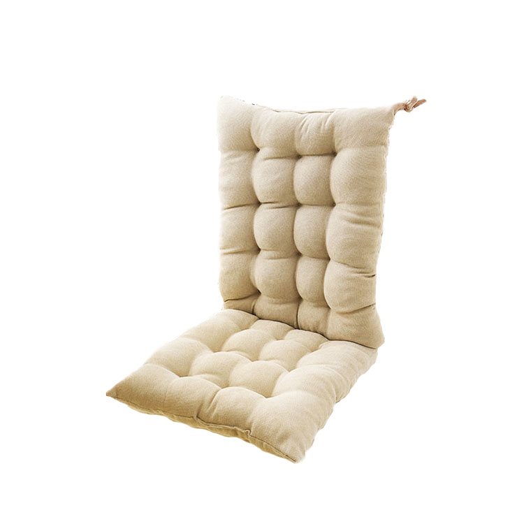 Cuscino Per Sedia A Dondolo 125x48x8 Cm – Morbido Con Lacci Antiscivolo Per Esterno E Interno