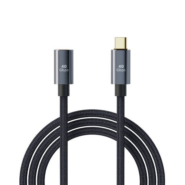 USB4 8K@60Hz 40Gbps 240W USB Thunderbolt4 Cable Male to Female High Speed Signal Extension Cable Thunderbolt 4 Data Cable