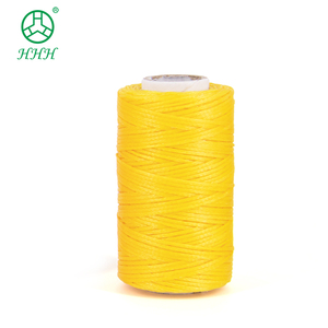 Encerado <span class=keywords><strong>hilo</strong></span> de coser de <span class=keywords><strong>Macrame</strong></span> cera de polietileno encerado máquina de vela 510 globo de hilos 840D/3 poliéster plana jh005 - Product Image 2
