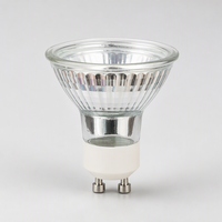 Ampoule halogène GU10 220V 50W blanc chaud dimmable pour éclairage de rail de magasin