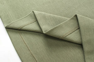 T-shirt da uomo formale oversize a maniche corte in dobby, 230G, fresco, ad asciugatura rapida, traspirante, di alta qualità, con stampa leopardata a righe strette - Vendita all'ingrosso - Product Image 3