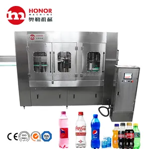 18 18 6 máquina para fazer refrigerantes carbonatados Soda Beverage Drink filling machine pet bottles