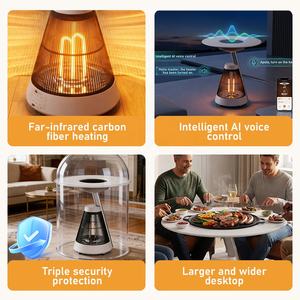 Nouvelle cuisinière <span class=keywords><strong>en</strong></span> céramique chauffante et de cuisson 220V, chauffage infrarouge lointain <span class=keywords><strong>en</strong></span> fibre de carbone, chauffage électrique portable pour la maison, la pièce, le patio - Product Image 4